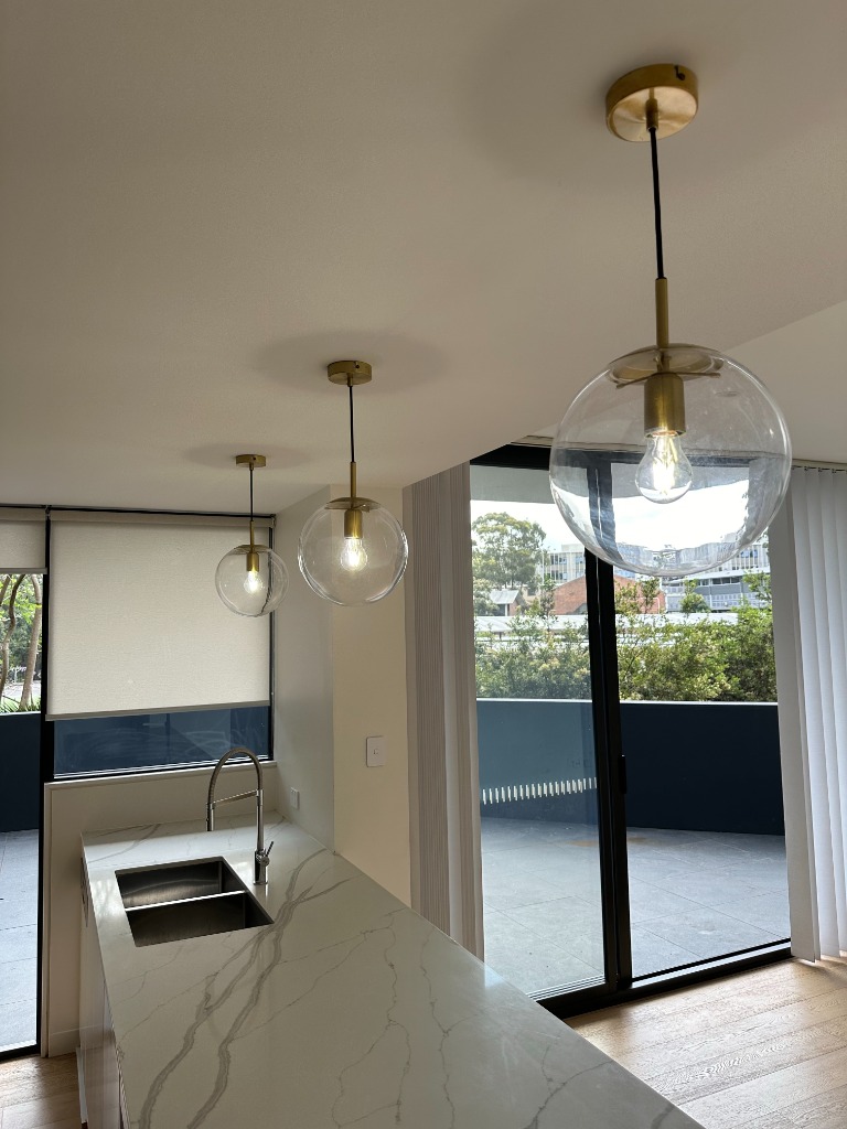 Lighting installation completed by BE Electrical in Sydney